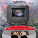 YS-3840  ÇİFT  KAMERA 360 DERECE PTZ   2  KAMERA LI   METRE ÖLÇERLİ  KABLO UZUNLUGU  40  METRE  Kablolu Monitörlü   Kuyu, Sondaj, Kanalizyasyon Kamerası
