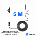 Çift Kameralı USB Type-C 5MT Yılan Kamera